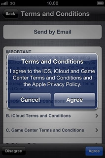 Press Agree to confirm.