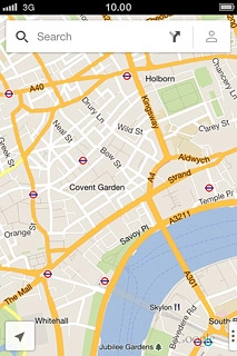 You can now use the application.Please note that Google Maps isn't part of the original application package and therefore only a general description is given here.You have the following options:Plan a routeView directionsView street viewView traffic informationView current locationFind companies