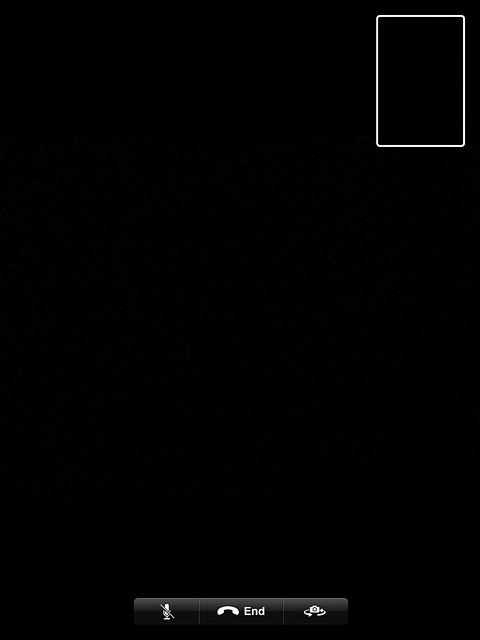 Press End to end the call.