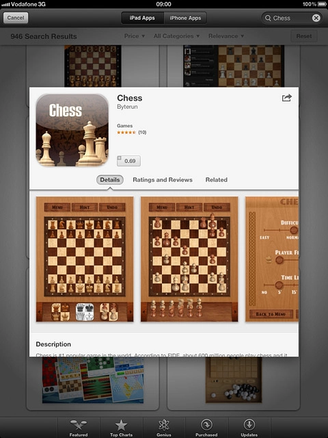 To buy an app:Press the price.