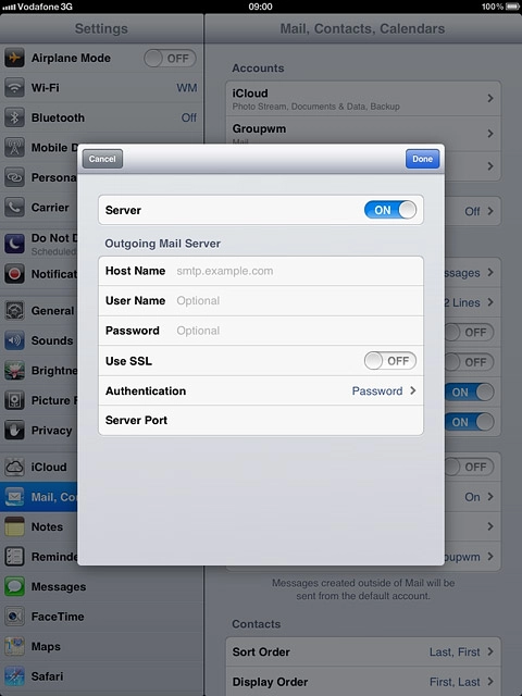 Key in 25 and press Done.