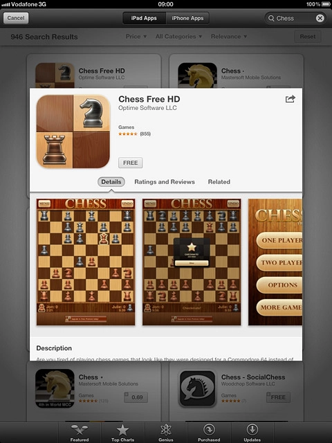 To download a free app:Press FREE.