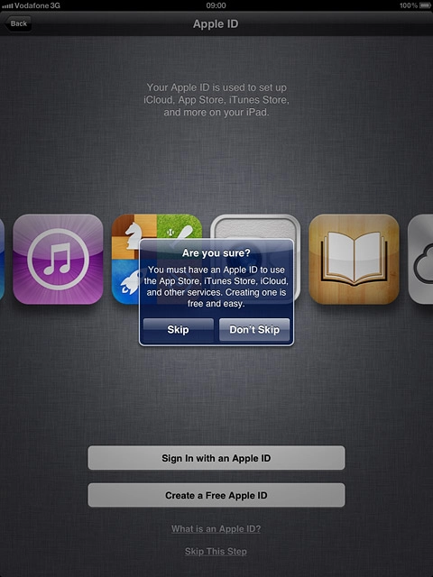 Press Skip.Follow the instructions on the display to activate your device.