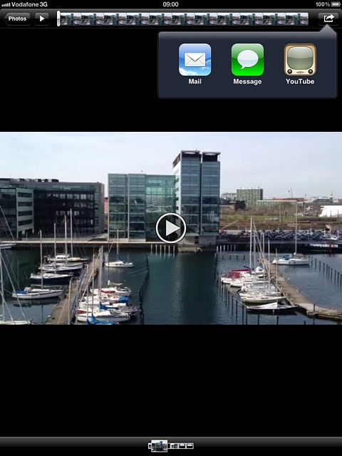 Press YouTube.If it's the first time you use the application, you need to log on.Follow the instructions on the display to add the required information.