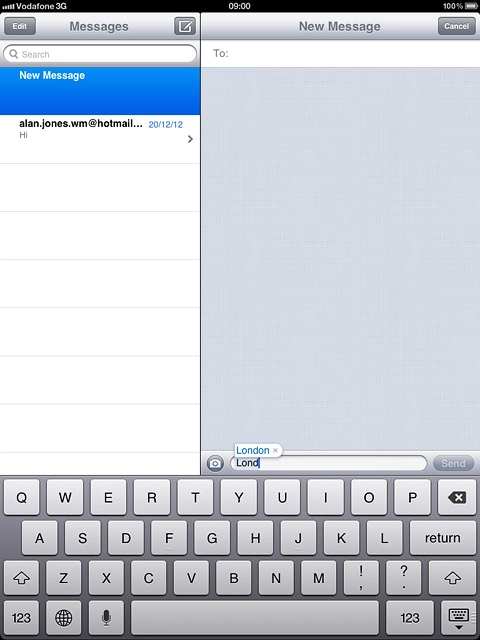 To continue without inserting the suggested word:Press the word suggestion.