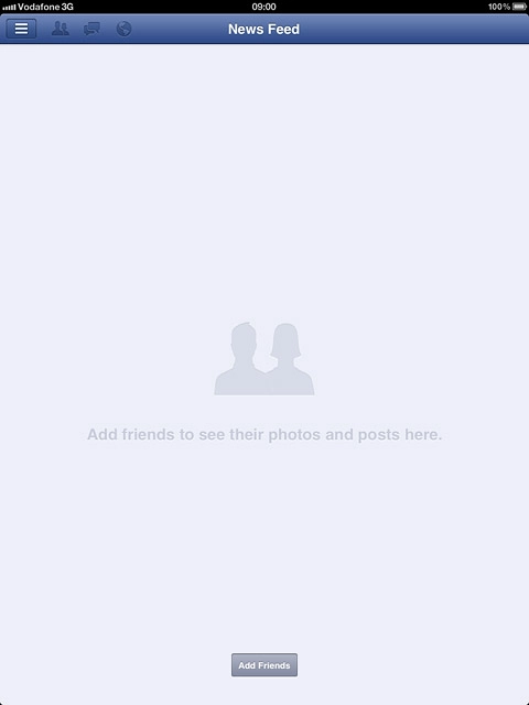 Press the menu icon.