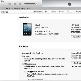 Select iCloud or This computer.