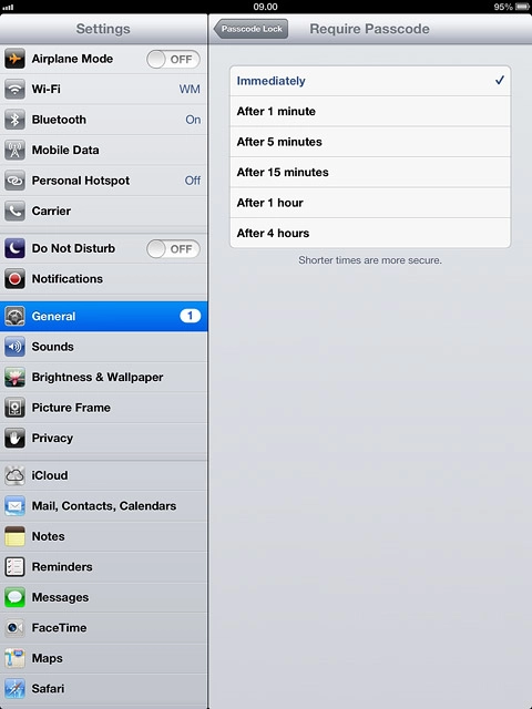 Press Immediately or the required interval.