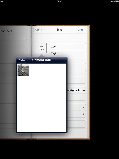 Go to the required folder.Press the required picture.