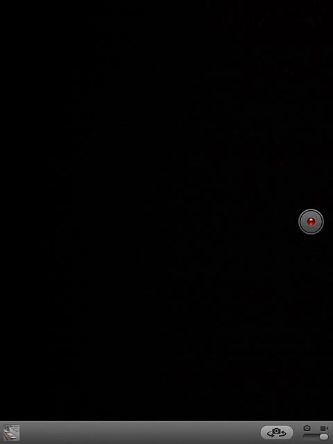 If the video recorder is turned on:Press the indicator in the bottom right corner of the display and drag it left.