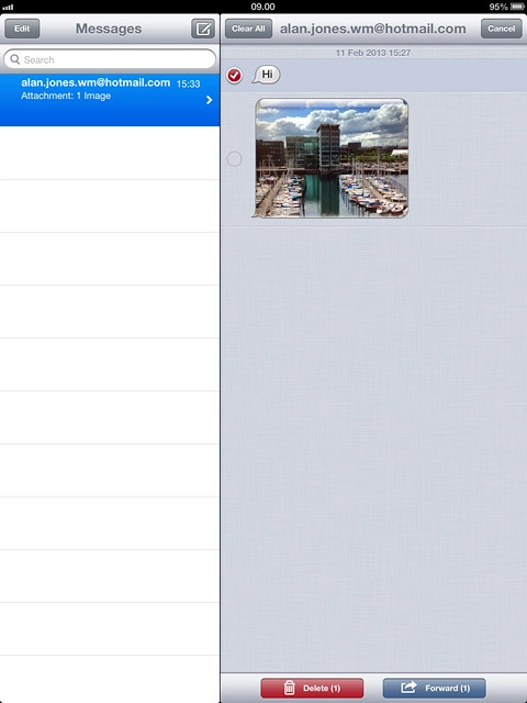 Press Forward.Key in the first letters of the required contact.Matching contacts are displayed.