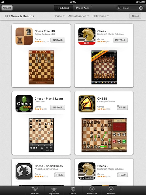 Press the required app.