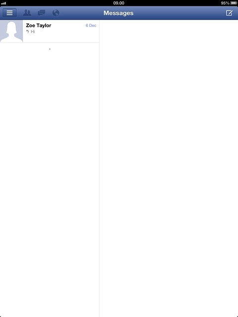 Press the new message icon.Key in the first letters of the required contact.Matching contacts are displayed.