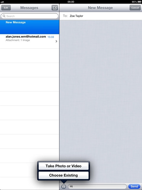 Press Choose Existing.Go to the required folder.