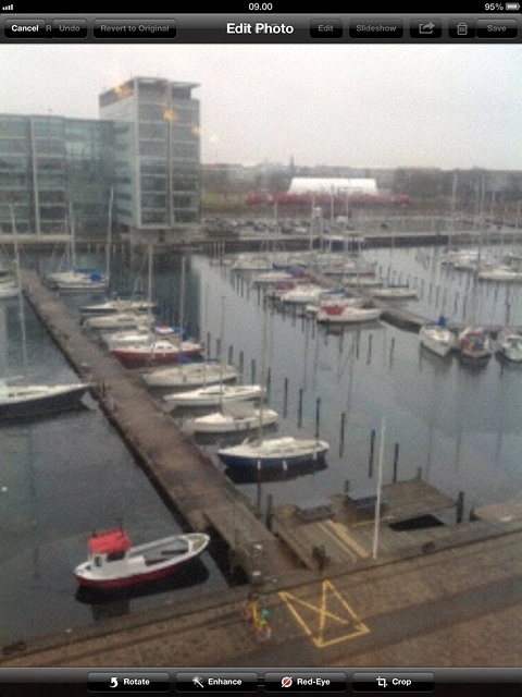 Press Enhance.The quality of the picture is automatically improved.