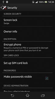 Press Set up SIM card lock.