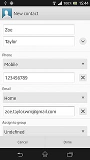 Press the picture icon above the name.