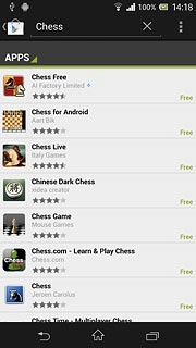 Press the required app.