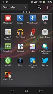 Press the app you've just downloaded.Follow the instructions on the display to use the app.