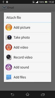 To add a video clip:Press Add video.