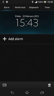 Press Add alarm.