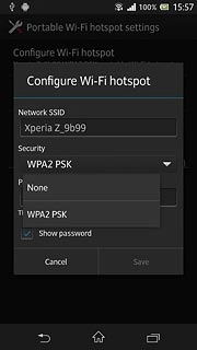 If you select WPA2 PSK: