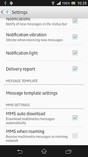 Press MMS when roaming to turn on the function.