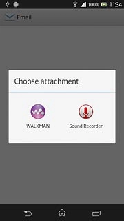 Press WALKMAN.Go to the required folder.