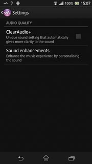 Press Sound enchancements.