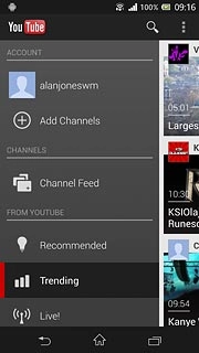 Press your username.
