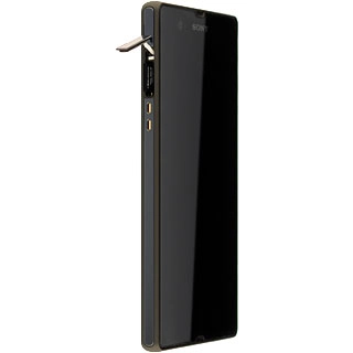 Slide the memory card into the holder until it clicks into place.