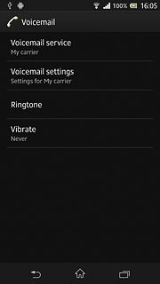 Press Voicemail settings.