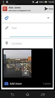 Press Text and key in text for the picture.