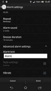 Press Vibrate to turn the function on or off.