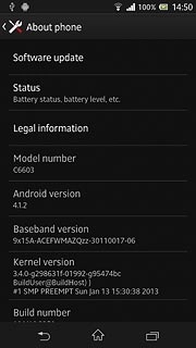 Press the home icon to return to standby mode.