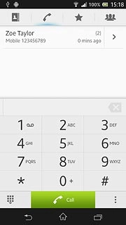 Press the home icon to return to standby mode.
