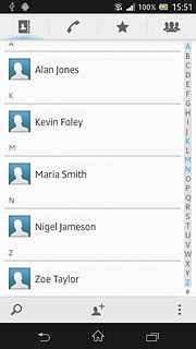 Press the home icon to return to standby mode.