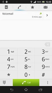 Press the home icon to return to standby mode.