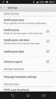 Press the home icon to return to standby mode.