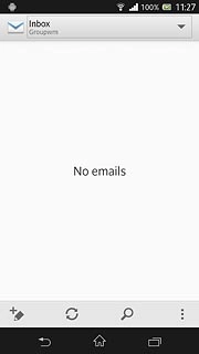 Press the home icon to return to standby mode.