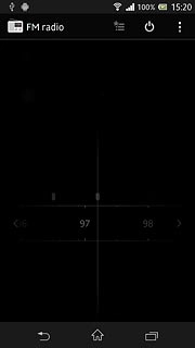 Press the home icon to return to standby mode.