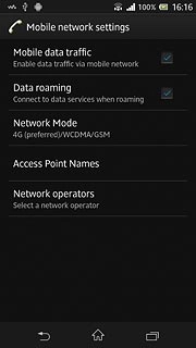 Press the home icon to return to standby mode.