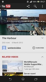 Press the return icon several times to return to the homepage.