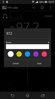 Key in the name and press Save.