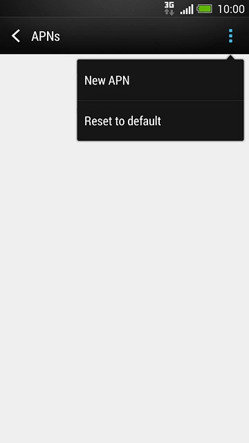Press New APN.