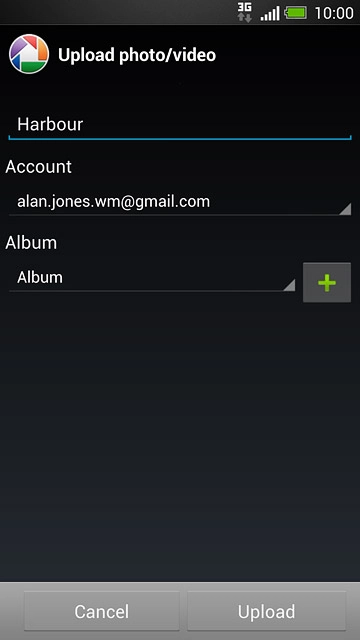 Key in the required text.Press Upload.