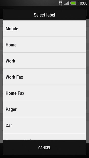 Press the required number type.