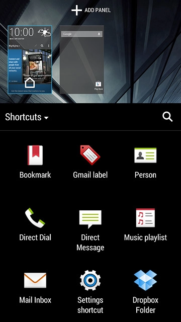 Press and hold the required shortcut.Drag the shortcut to the required position.