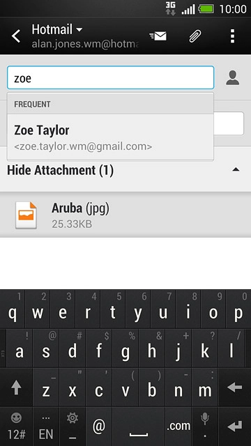Press the required contact.