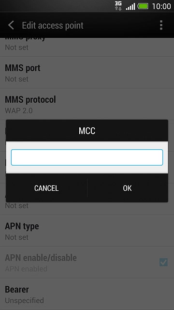 Key in 505 and press OK.